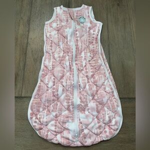 Dreamland Baby Weighted Sleep Sack Petal Pink Shibori | Size M 6-12 Months